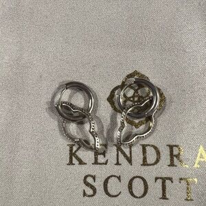 Kendra Scott Twisted Silver Earrings